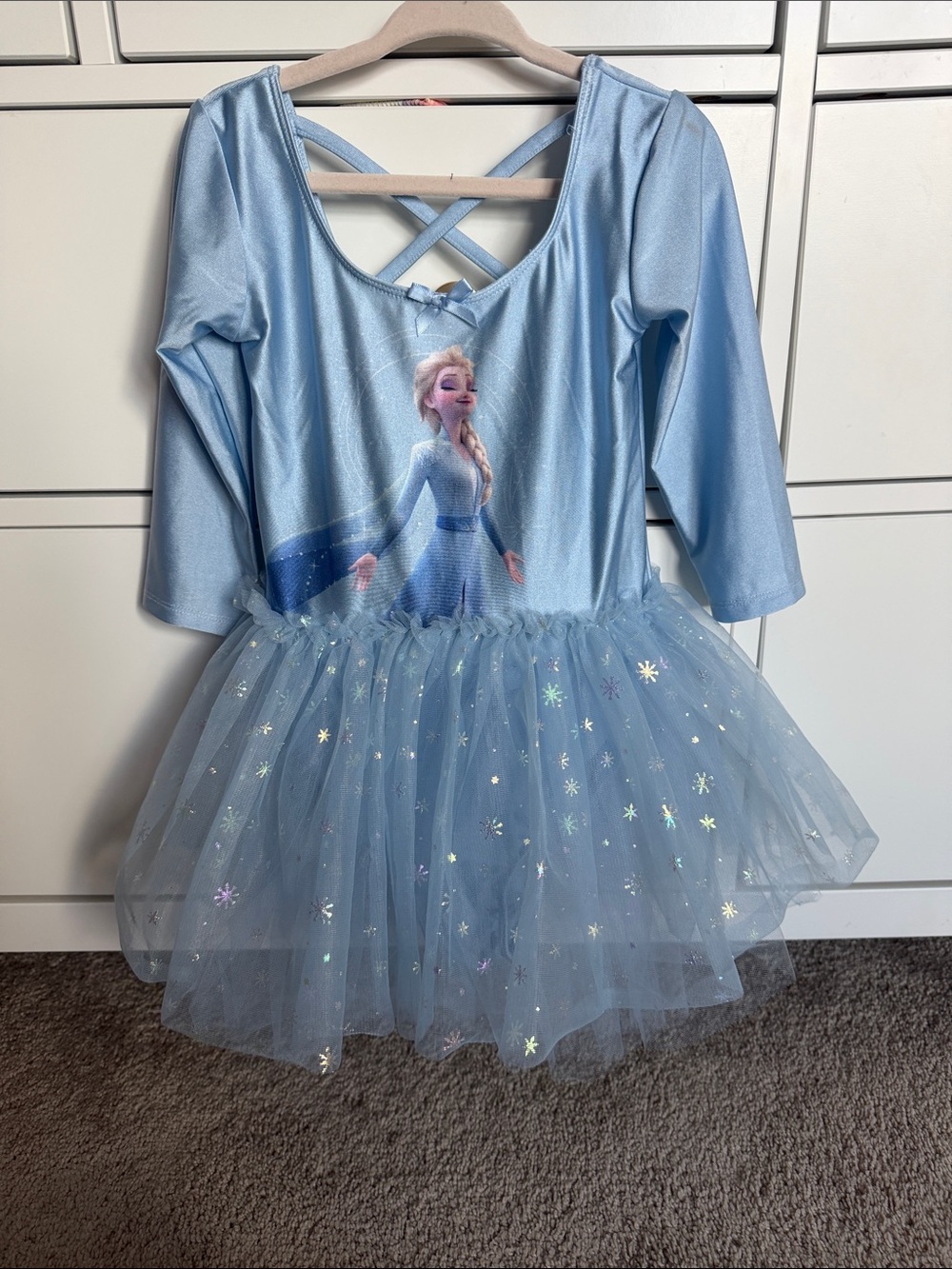 H&M Light Blue Elsa Tulle Dance Tutu